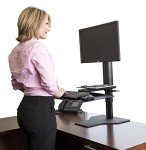 Uprite Ergo Sit-to-Stand Desk Converter with Monitor Mount