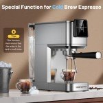 Touch Screen Espresso Machine with Milk Frother