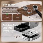 Touch Screen Espresso Machine with Milk Frother