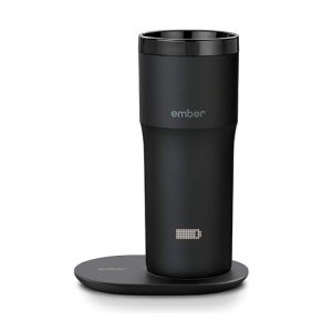 Smart Temperature Control Travel Mug, 12 oz, Black