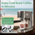 URintells 20 Bar Touch Screen Espresso Maker