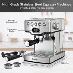Geek Chef 20 Bar Espresso Machine & Frother