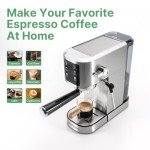 URintells 20 Bar Touch Screen Espresso Maker