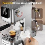 20-Bar Espresso Machine with Cold Brew Feature