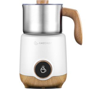 AMZCHEF 8-IN-1 Milk Frother & Steamer 550W