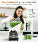 Personal Blender with 2 Cups and Lids