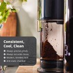 Precision Coffee Grinder with Built-in Scale – Onyx Black