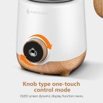 AMZCHEF 8-IN-1 Milk Frother & Steamer 550W