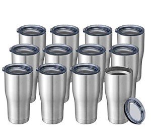 20 oz Stainless Steel Tumblers – 12 Pack