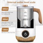 AMZCHEF 8-IN-1 Milk Frother & Steamer 550W