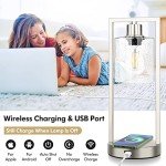 Set of 2 Silver Touch Control Table Lamps