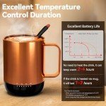 Smart Temperature-Controlled Self-Heating Coffee Mug