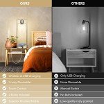 Set of 2 Silver Touch Control Table Lamps