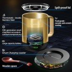 Smart Heated Coffee Mug with App Control - 14 oz