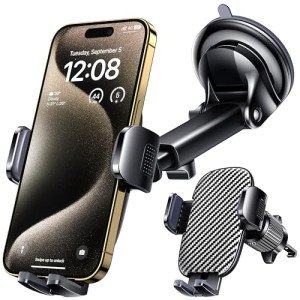 Universal Car Phone Mount for Dashboard and Vent