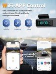 Dual 2K Front and Rear Dash Cam with WiFi