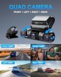 4-Channel FHD 1080P Dash Cam with GPS