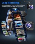 Triple Channel 1080P Dash Cam with 32GB Card