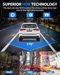 Triple Channel 1080P Dash Cam with 32GB Card