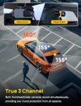 Anyski 3 Channel 5GHz WiFi Dash Cam Bundle