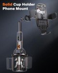 Universal Car Cup Phone Holder with Long Arm