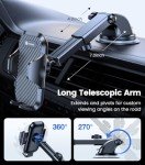 VICSEED Universal Phone Holder for Car Windshield