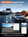 Affver 4K Dual Dash Cam with 5G WiFi