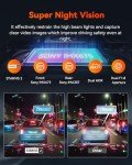 Vantrue S1 Pro 2.7K Dual Dash Cam with WiFi