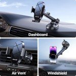 Miracase 2-in-1 Car Phone Holder Mount