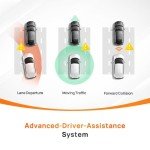 70mai 4K Dual Dash Cam with Night Vision