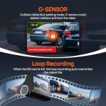 70mai 4K Dual Dash Cam with Night Vision