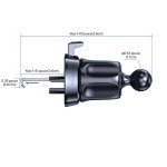 Miracase 2-in-1 Car Phone Holder Mount