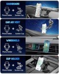 3-in-1 Wireless Fast Car Charger Mount