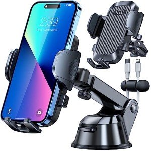 Ultimate 2024 Car Phone Holder with Strong Suction