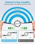 Minlu 2-Pack 3A 3-in-1 Fast Charger Cables
