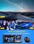 360° Dashcam for Front, Rear, and Inside