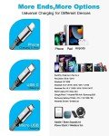 Minlu 2-Pack 3A 3-in-1 Fast Charger Cables