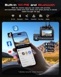 3-Channel 4K Dash Cam with Night Vision & GPS
