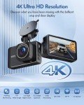 DELLFY 4K Dual Dash Cam with Night Vision