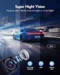 DELLFY 4K Dual Dash Cam with Night Vision