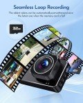 DELLFY 4K Dual Dash Cam with Night Vision