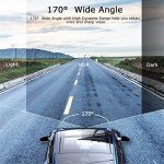 ORSKEY 1080P Full HD Dual Lens Dash Cam