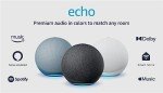 Amazon Echo 4th Gen Smart Speaker in Charcoal