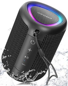 Portable Bluetooth Speaker with HD Sound & Lights
