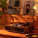 High-Fidelity Belt-Drive Vinyl Record Player