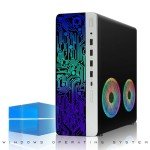HP G4 Desktop with 24" Curved Monitor & RGB Setup