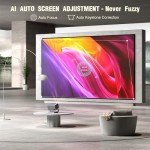 VOPLLS 4K WiFi Bluetooth Projector with 3D Audio