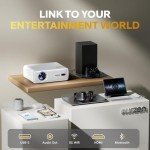 Aurzen EAZZE D1 Mini Projector with WiFi