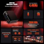 Beelink Mini PC Ser5 5800H with Triple Display