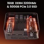 Beelink Mini PC Ser5 5800H with Triple Display